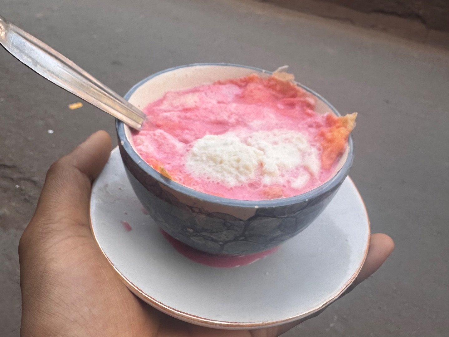 Kashmiri Noon chai at lucknow