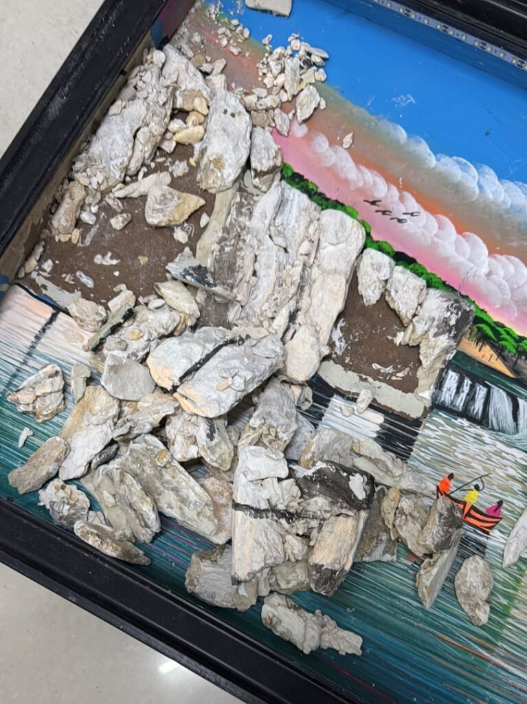 broken painting