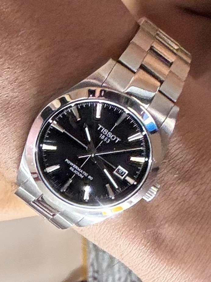 Tissot gentleman on bracelet